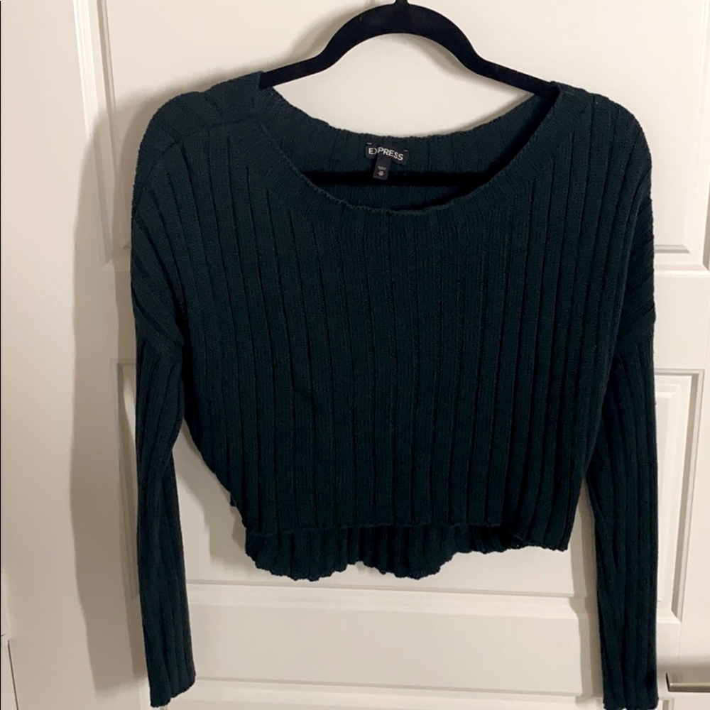 Express crop sweater
